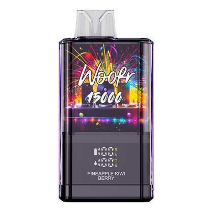 Best Deal IJoy Woofr 15000 Puff Disposable Vape 20mL Pineapple Kiwi Berry