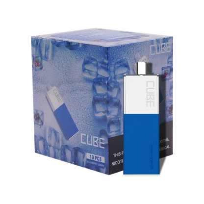 Best Deal Suorin Cube Disposable Vape 1500 Puffs 5.5mL 10-Pack Cranberry Grape