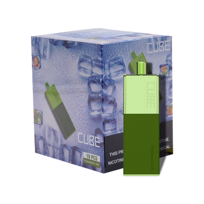 Best Deal Suorin Cube Disposable Vape 1500 Puffs 5.5mL 10-Pack Strawberry Kiwi