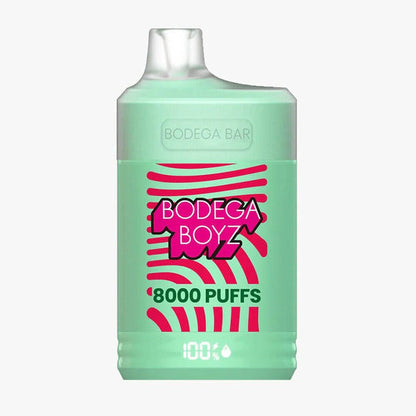 Best Deal Bodega Boyz Bar 8000 Puffs Disposable Vape 17mL Strawberry Watermelon Bubblegum Gelato