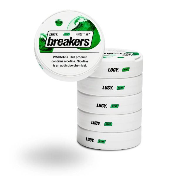 Best Deal Lucy Breakers Nicotine Capsule Pouches (15 Pouches) - Mint