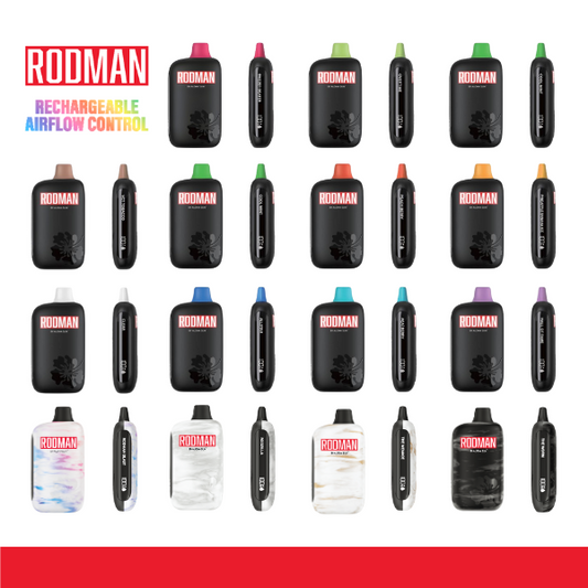 RODMAN by 9100 Puffs Rechargeable Vape up to 20k Puffs 16mL