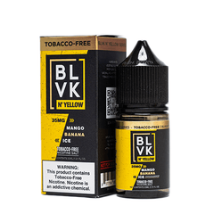 BLVK N Yellow by BLVK Premium E-Liquid Tobacco-Free SALTS - Mango Banana Ice - 30ml