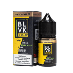 BLVK N Yellow by BLVK Premium E-Liquid Tobacco-Free SALTS - Mango Grape Apple Ice - 30ml