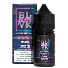 BLVK Pink by BLVK Premium E-Liquid Tobacco-Free SALTS - Iced Berry Kiwi - 30ml