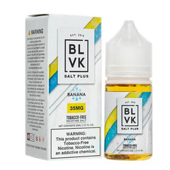 BLVK Premium E-Liquid Tobacco-Free SALTS Plus - Banana Ice - 30ml