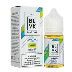 BLVK Premium E-Liquid Tobacco-Free SALTS Plus - Sour Apple Ice - 30ml