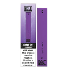 Bolt - Disposable Vape Device - Case of Grape Ice (10 Pack)