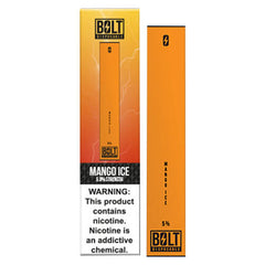 Bolt - Disposable Vape Device - Case of Mango Ice (10 Pack)