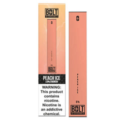 Bolt - Disposable Vape Device - Case of Peach Ice (10 Pack)