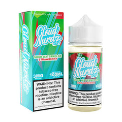 Cloud Nurdz TFN - Sour Watermelon Strawberry ICED - 100ml