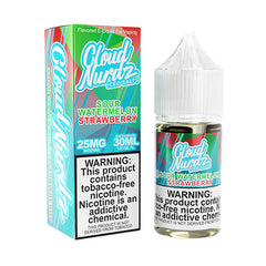 Cloud Nurdz TFN SALTS - Sour Watermelon Strawberry ICED - 30ml