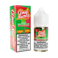 Cloud Nurdz TFN SALTS - Sour Watermelon Strawberry - 30ml