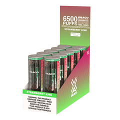 Draco - Disposable Vape Device - Strawberry Kiwi (10 Pack)