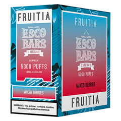 Esco Bars MEGA x Fruitia - Disposable Vape Device - Mixed Berries (10 Pack)