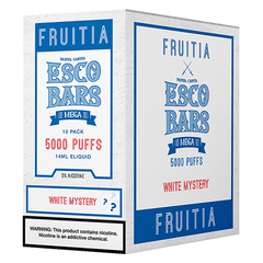 Esco Bars MEGA x Fruitia - Disposable Vape Device - White Mystery (10 Pack)