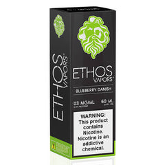 Ethos Vapors - Zeus (Blueberry Danish) - 60ml