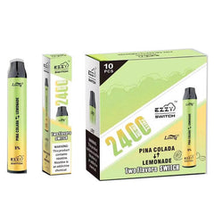 Ezzy Switch - 2-in-1 Disposable Vape Device - Pina Colada + Lemonade (10 Pack)