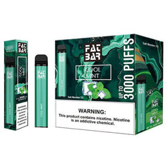 Fat Flow Bar Cube - Disposable Vape Device - Cool Mint (10 Pack)