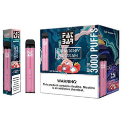 Fat Flow Bar Cube - Disposable Vape Device - Strawberry Ice Cream (10 Pack)