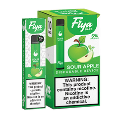 Fiya - Disposable Vape Device - Case of Sour Apple (10 Pack)