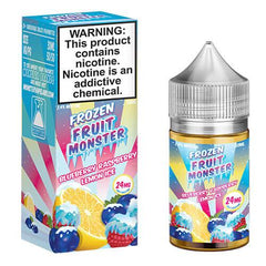 Frozen Fruit Monster eJuice Synthetic SALT - Blueberry Raspberry Lemon Ice - 30ml