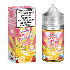 Frozen Fruit Monster eJuice Synthetic SALT - Strawberry Banana Ice - 30ml