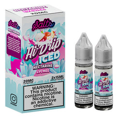 Hi Drip eJuice SALTS - Nectarine Lychee ICED - 2x15ml