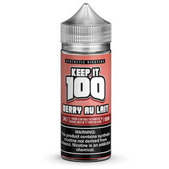 Keep It 100 Synthetic E-Juice - Berry Au Lait - 100ml