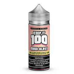 Keep It 100 Synthetic E-Juice - Maui Blast - 100ml