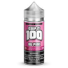 Keep It 100 Synthetic E-Juice - OG Pink - 100ml