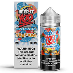 Keep It 100 E-Juice - Tropical Blue Slushie - 100ml