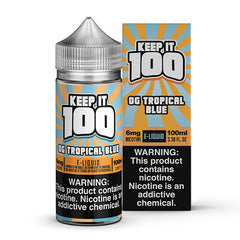 Keep It 100 E-Juice - OG Tropical Blue (Slushie) - 100ml