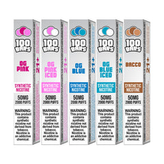 Keep It 100 Synthetic - Disposable Vape Device - Flavor Flight (10 Pack)