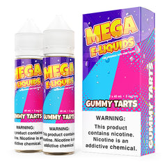 MEGA E-Liquids Tobacco-Free - Gummy Tarts - 2x60ml