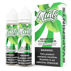 MINTS Vape Co. Tobacco-Free - Spearmint - 2x60ml