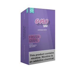 Ono Bar - Disposable Vape Device - Case of Frozen Grape (10 Pack)