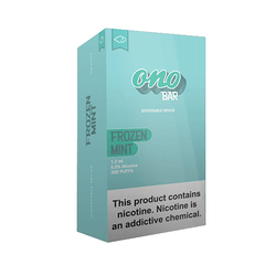 Ono Bar - Disposable Vape Device - Case of Frozen Mint (10 Pack)