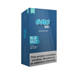 Ono Bar - Disposable Vape Device - Case of Blue Razz (10 Pack)