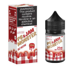 Jam Monster eJuice Synthetic SALT - PB & Strawberry Jam - 30ml