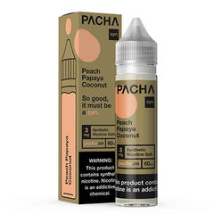 Pacha SYN Tobacco-Free - Peach Papaya Coconut Cream - 60ml