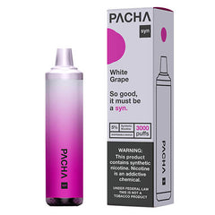 Pachamama SYNthetic 3000 - Disposable Vape Device - Case of White Grape (10 Pack)