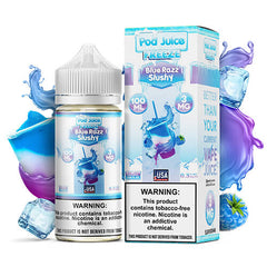 Pod Juice Tobacco-Free - Blue Razz Slushy Freeze - 100ml