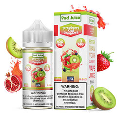 Pod Juice Tobacco-Free - Strawberry Kiwi Pomberry - 100ml