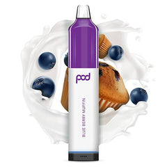 Pod Mesh 5500 Synthetic - Disposable Vape Device - Blue Berry Muffin (10 Pack)