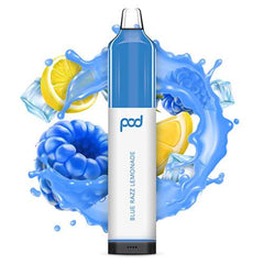 Pod Mesh 5500 Synthetic - Disposable Vape Device - Blue Razz Lemonade (10 Pack)