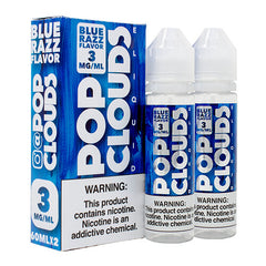 Pop Clouds E-Liquid - Blue Razz - 2x60ml