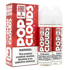 Pop Clouds E-Liquid - Strawberry - 2x60ml