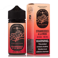 Propaganda E-Liquid Tobacco-Free Hype Collection - Strawberries A' La Mode - 100ml