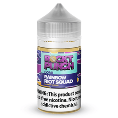 Rockt Punch E-Juice Tobacco-Free Nicotine - Rainbow Riot Squad- 60ml